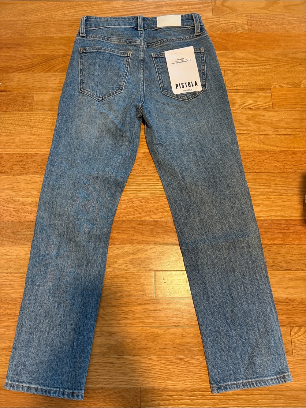 pistola Blue High-Rise Button-Fly Jeans - Picture 5 of 6